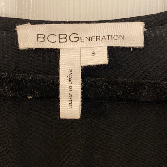 BCBGeneration high/ low black gown - Picture 5 of 6